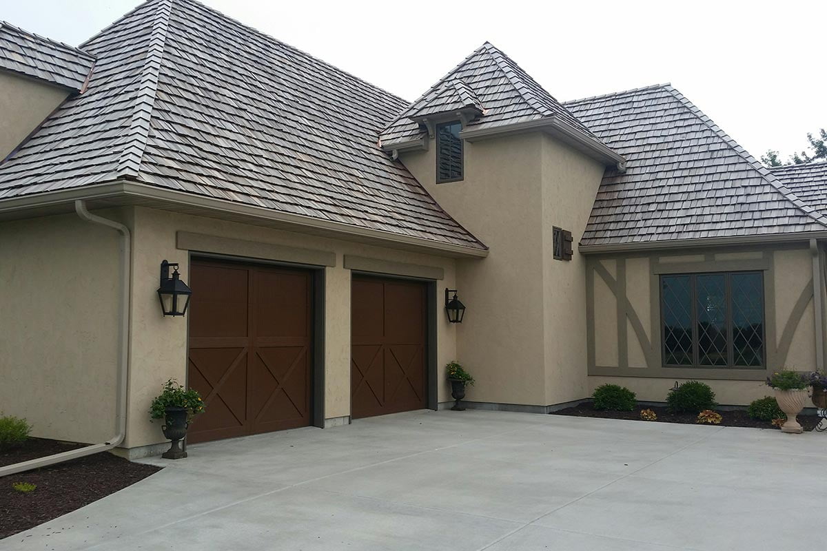 House with EIFS siding