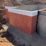 waterproofed walls