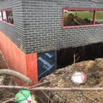 trench around a building