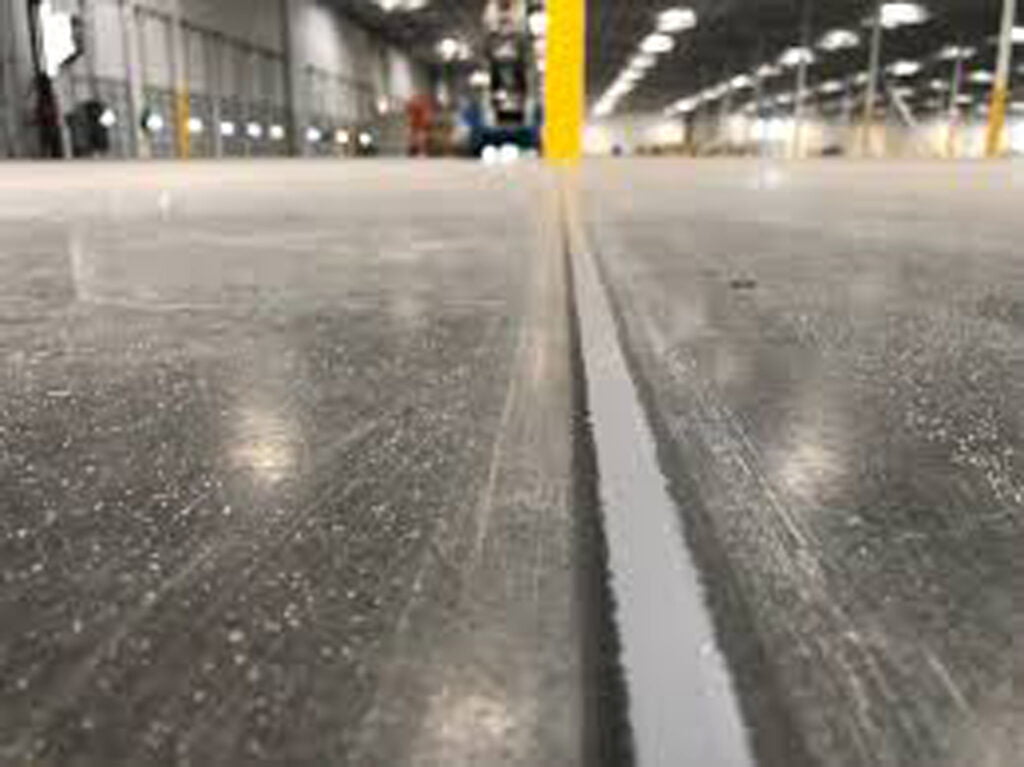 a joint filler in-between portions of floor