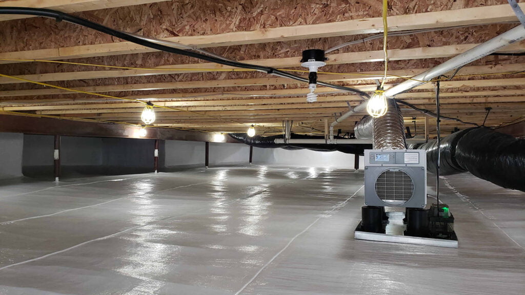 Encapsulated crawl space
