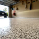 epoxy flooring in a garage