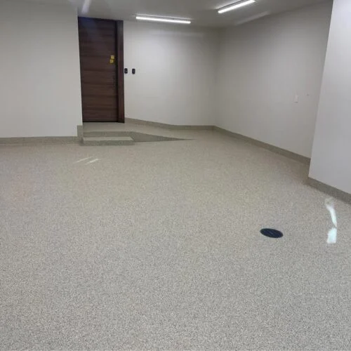 traffic coating on a flooring