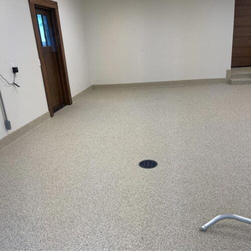 traffic coating on a flooring
