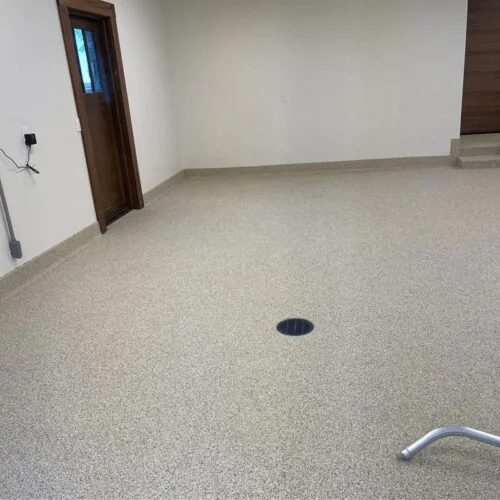 traffic coating on a flooring