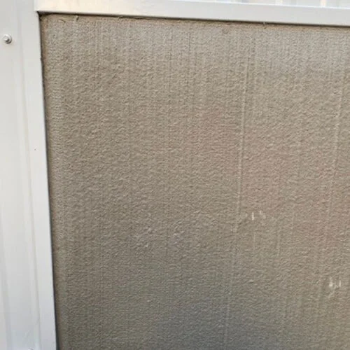 Insulcrete on a wall