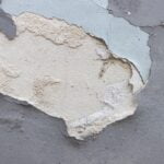 Close-up.,Heavily,Damaged,Old,Facade,Wall,.,Paint,Peeling,Off