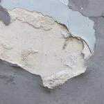 Close-up.,Heavily,Damaged,Old,Facade,Wall,.,Paint,Peeling,Off